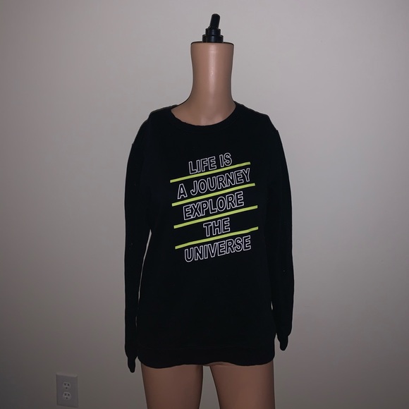 Cat & Jack Other - NWOT Cat & Jack Girls Black & Yellow Pullover